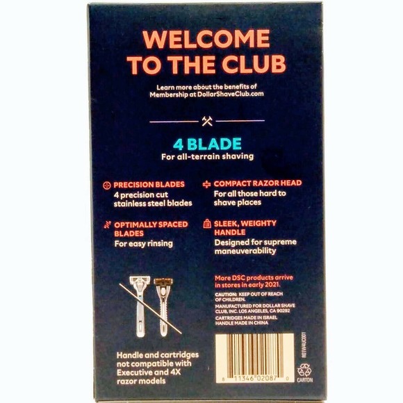 Dollar Shave Club 4-Blade Razor Bundle FATHERS DAY - Picture 5 of 5